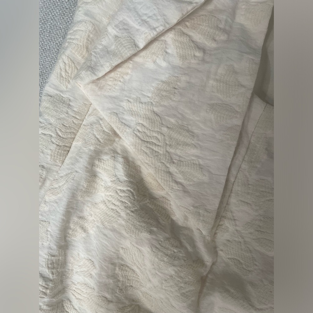 Anthropologie Cream Strapless Dress with Bow - Picture 8 of 8